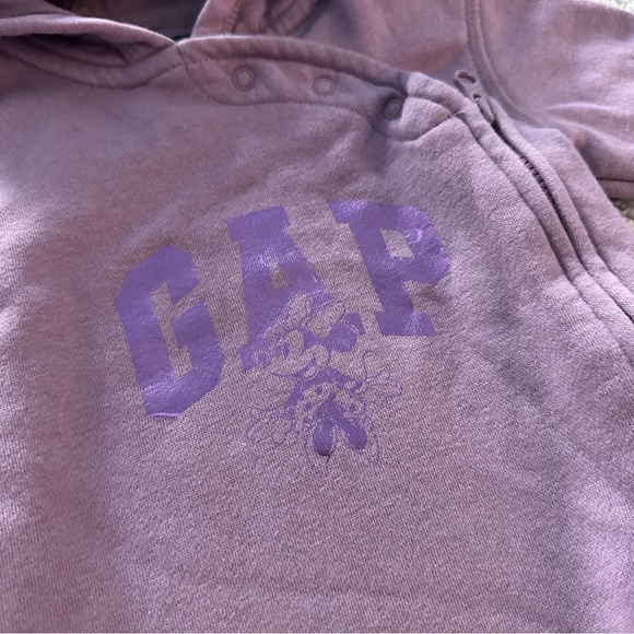 GAP Lilac Kids Footie with Ears - Picture 3 of 5